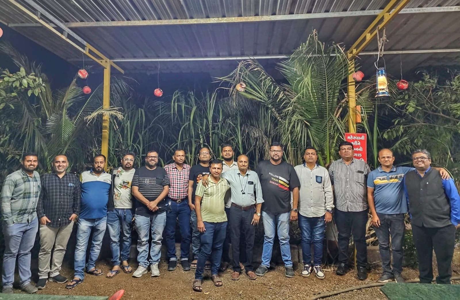 Group photo of the Prasthan team